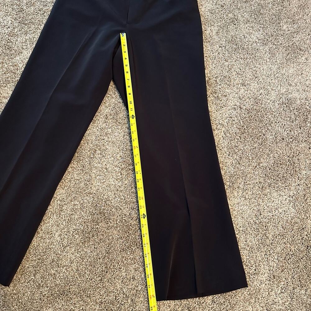 Eddie Bauer Blakely Fit Black Wide-Leg Trousers Size 14 EUC - Picture 2 of 15
